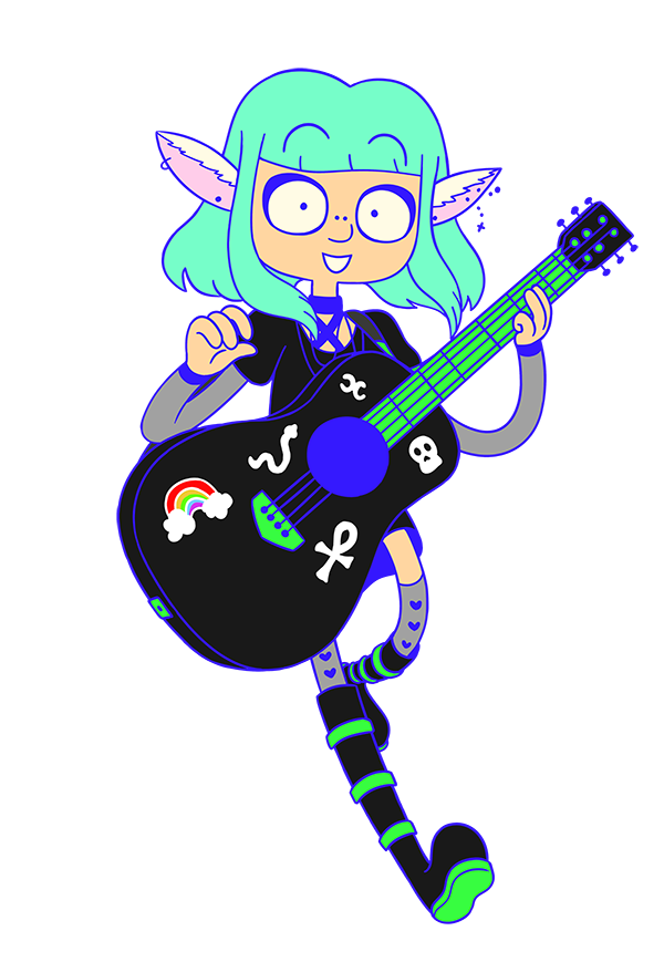 Willow character from Lesbian Space Princess movie from Cineverse.